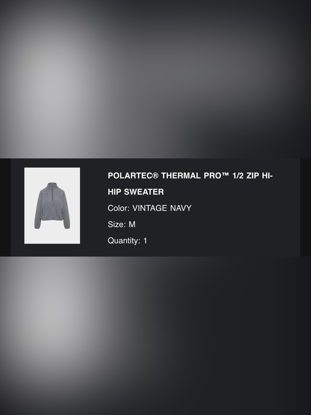 TNA Polartec® Thermal Pro™ 1/2 Zip Hi-Hip - Picture 2 of 3